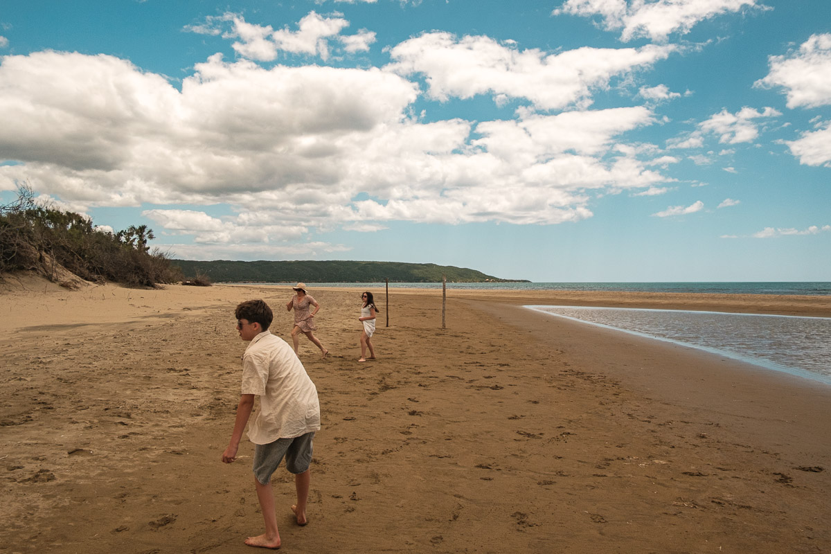 Soccer on the beach