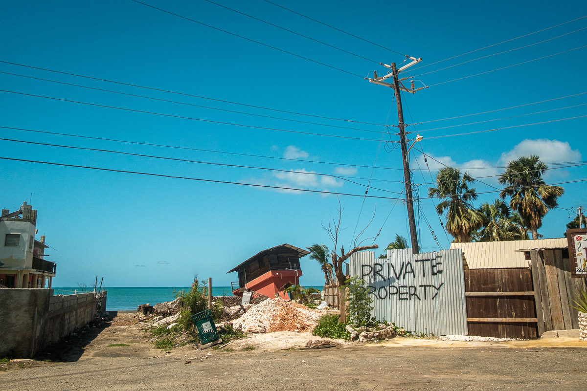 Hurricane Melissa damage in Treasure Beach